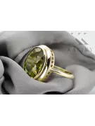 Vintage  Žltý peridot 14k žlté zlato vrc285y